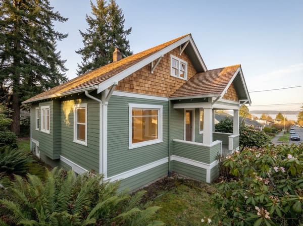 Bellingham Craftsman Exterior after painting